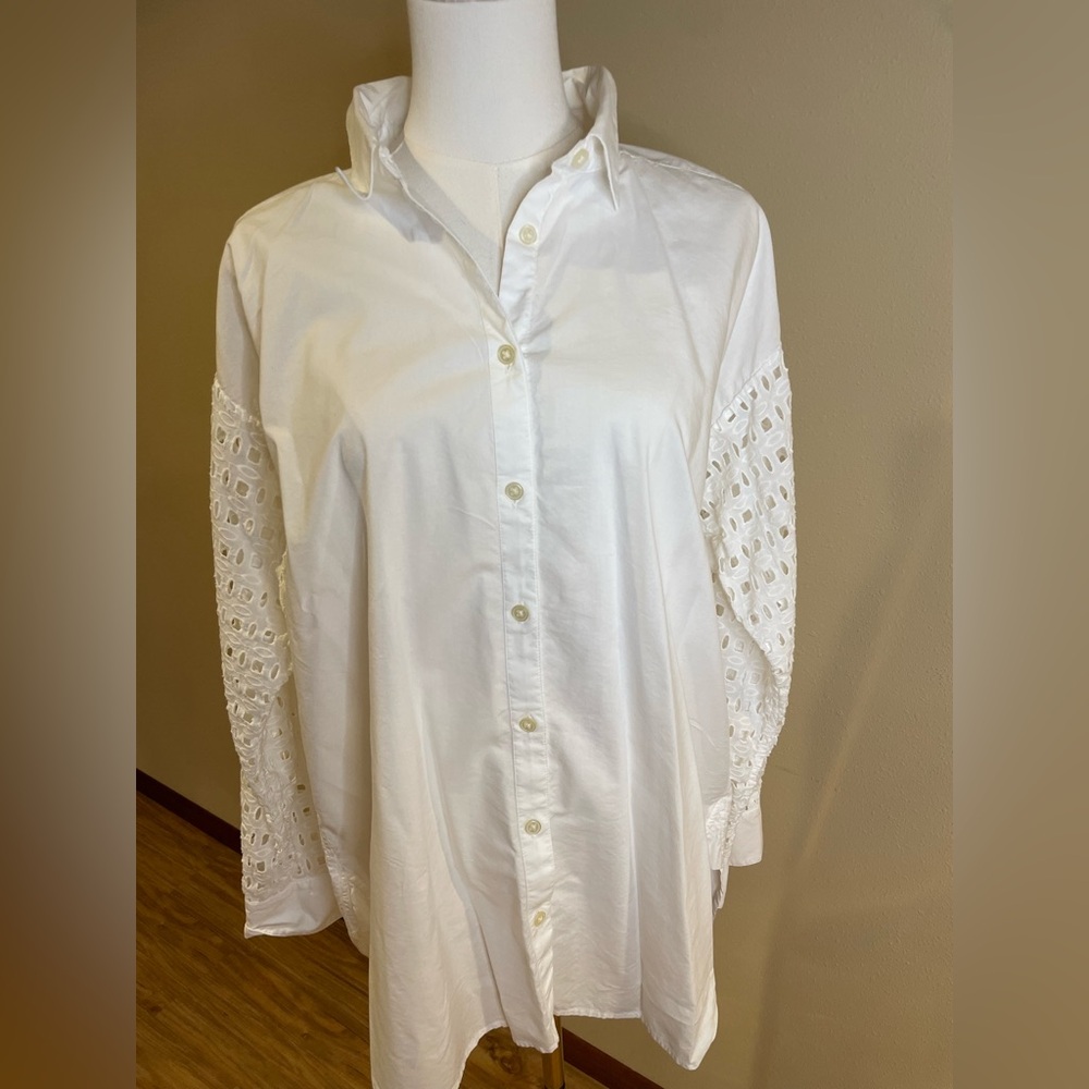 LOFT Elegant Cream Blouse